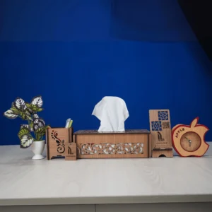 Luxury Wooden Tissue Box Combo